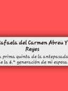 Record image of Rafaela del Carmen Garcia Diaz (nacida Abreu Y Reyes)