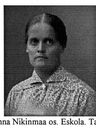 Record image of Anna Liisa Nikinmaa (o.s. Eskola)
