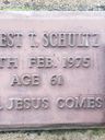 Record image of Ernst Theodore "Ernest" Schultz