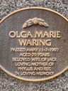 Record image of Olga Marie Waring (geb. Schultz)