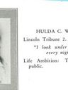 Record image of Hulda Starcevich (born Wallin)