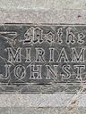 Record image of Miriam Theresa (Minnie) Johnston (born Vancamp)