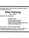 Record image of Anna Elisabeth "Elise" Hartung (born Haupt)