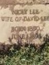 Record image of Nicey Lee (born Coates)