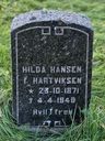 Record image of Hilda Emilie Oline Hansen (Olsen) (born Hartvigsen Normann)