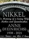 Record image of Anne "Anne" Nikkel, #744086 (geb. Heinrichs)