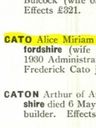 Record image of Alice Mariam Cato/d'Almeida (born Ford)