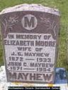 Record image of Elizabeth Mayhew (born Moore)