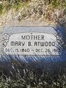 Record image of Mary Sophronia Atwood (born Barber)