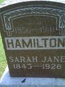 Record image of Sarah Jane Hamilton (born Gibbons)