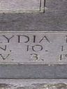 Record image of Lydia Margaret Ewing (born Banks)