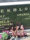 Record image of Amanda Wilhelmina Andersdotter Ekblom (born Lindman)