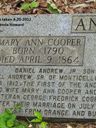Record image of Anne Mary Andrews, (born Cooper)