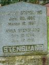 Record image of Anna Eivinsdatter Stensland (geb. Eivindsdatter/begge til USA)