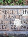 Record image of Ella Elizabeth Nance (born Hall)