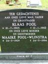 Record image of Klaas Pool
