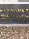 Record image of Susanna Juhontytär Ryynänen (born Keränen)