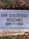 Record image of Sally Ann Birchfield Williams (born Marsh)